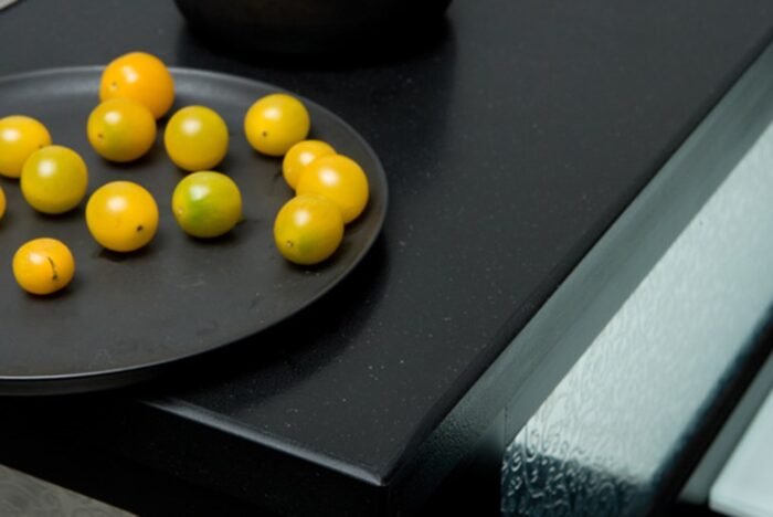 Jet Black 3100 Caesarstone kwartscomposiet keukenblad - Afbeelding 4