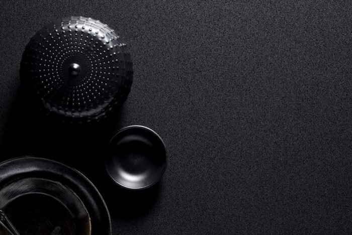 Jet Black 3100 Caesarstone kwartscomposiet keukenblad - Afbeelding 6