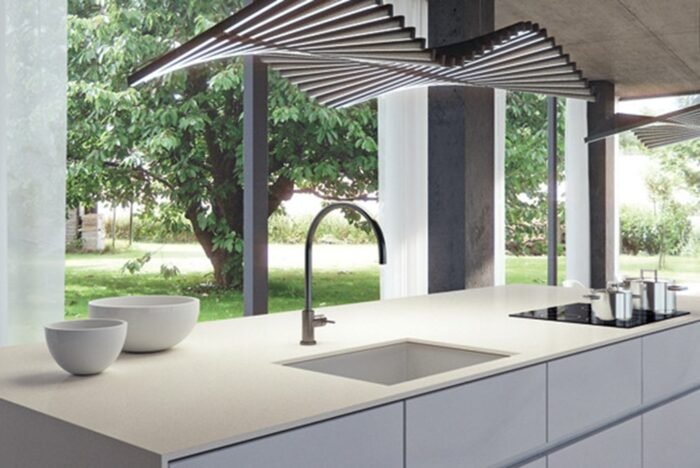 Fresh Concrete 4001 Caesarstone kwartscomposiet keukenblad - Afbeelding 4