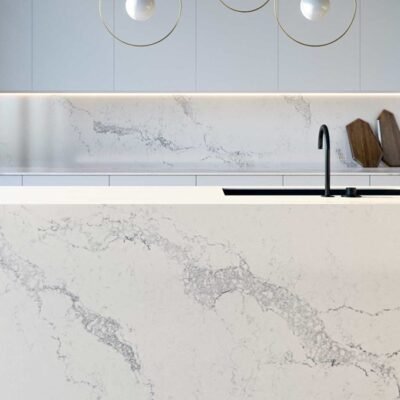 Statuario Maximus 5031 Caesarstone kwartscomposiet keukenblad