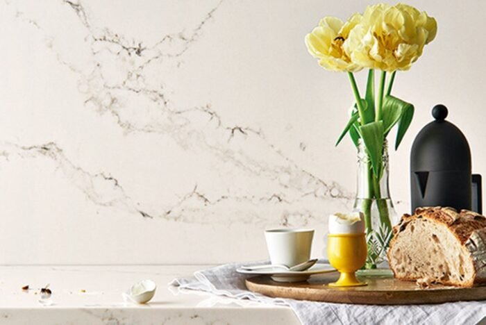 Statuario Nuvo 5111 Caesarstone kwartscomposiet keukenblad - Afbeelding 2