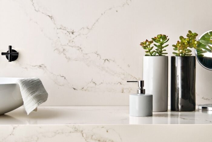 Statuario Nuvo 5111 Caesarstone kwartscomposiet keukenblad - Afbeelding 3