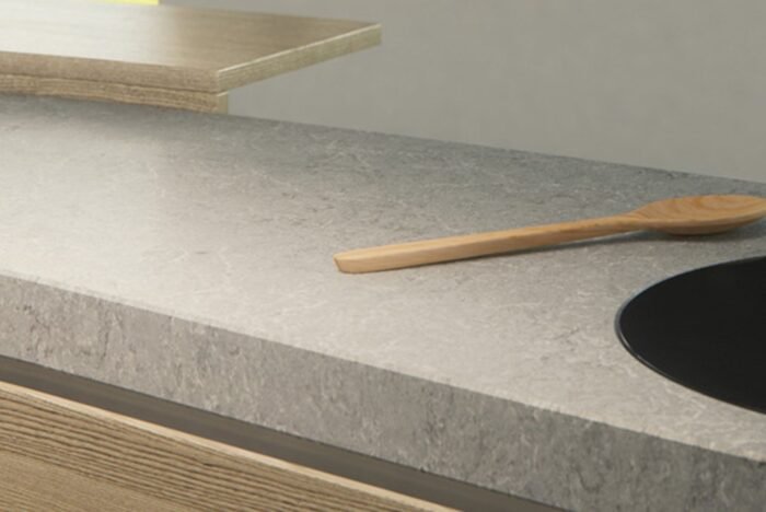Bianco Drift 6131 Caesarstone kwartscomposiet keukenblad - Afbeelding 4