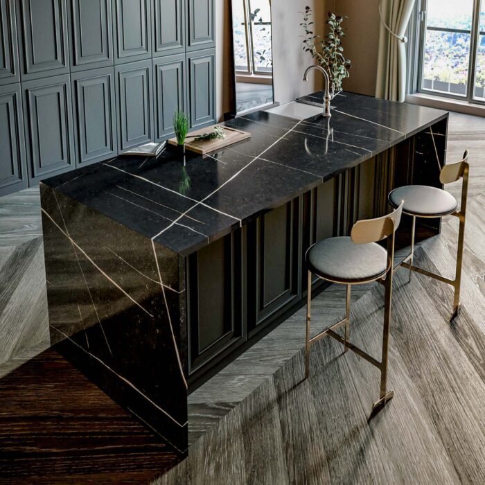 Silestone composiet keukenblad Eternal Noir - Afbeelding 2