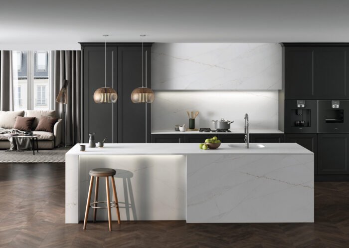 Ethereal Noctis Silestone composiet  keukenblad - Afbeelding 4