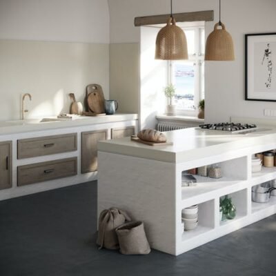 Faro White Silestone composiet keukenblad