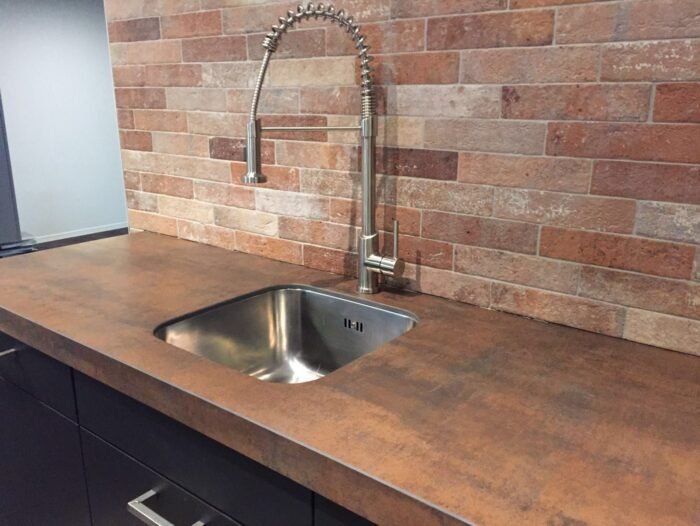 Neolith Iron Corten Satin keramiek keukenblad - Afbeelding 2