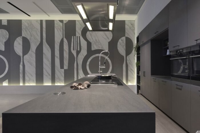Neolith keramiek keukenblad Basalt Black Satin - Afbeelding 6