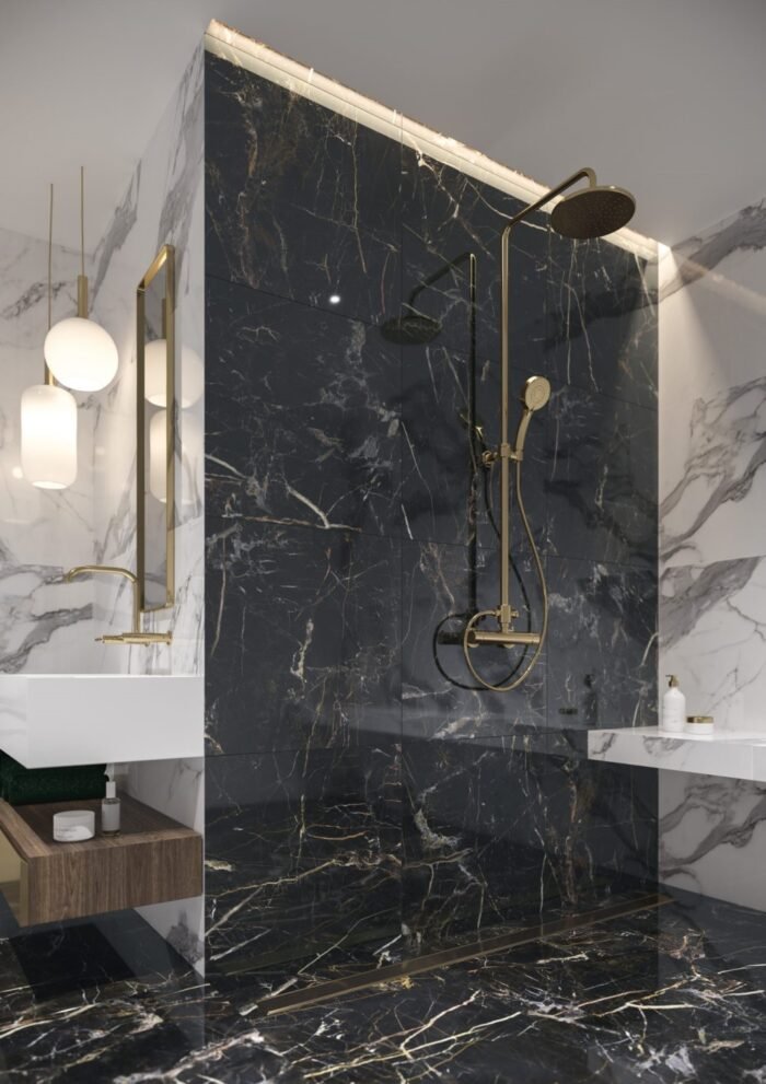 Keramische tegel Marquina Gold Polish - Afbeelding 4