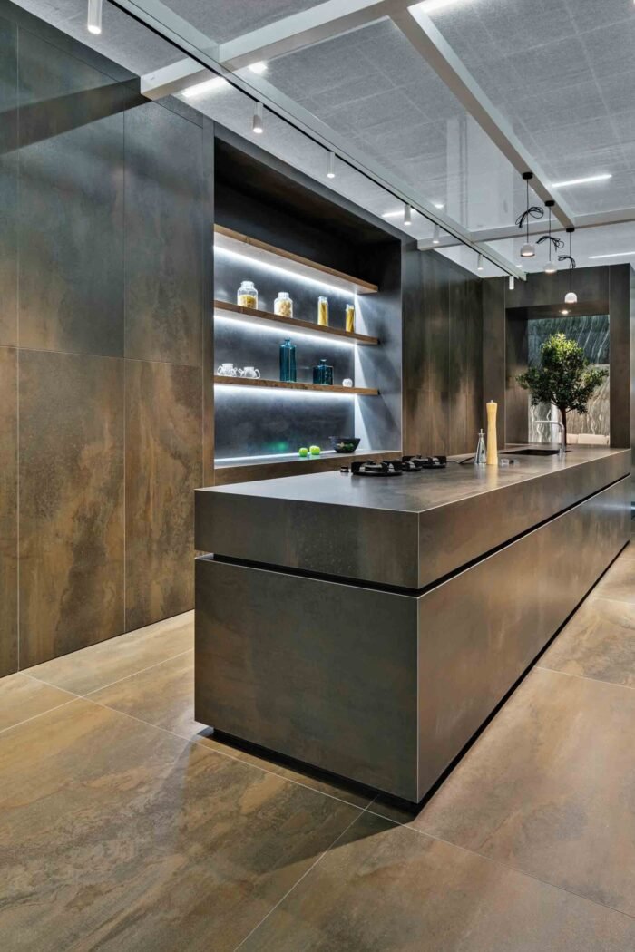 Neolith Sofia Cuprum keramiek keukenblad - Afbeelding 4