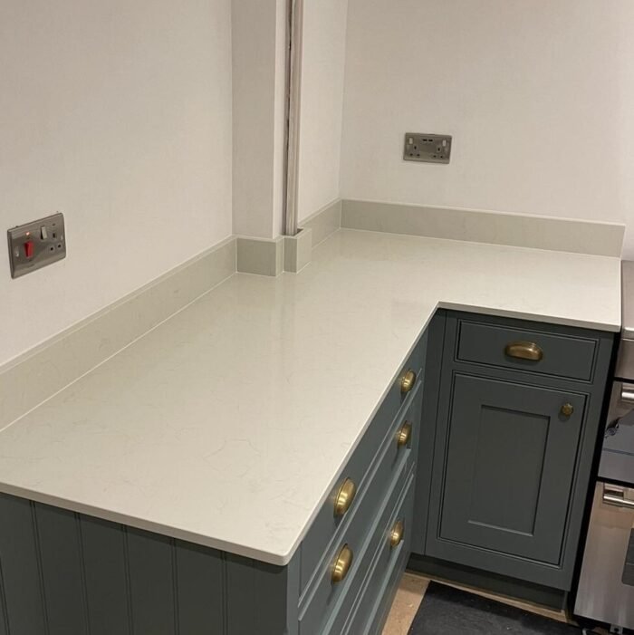 Unistone Bianco Carrara composiet keukenblad (gepolijst) - Afbeelding 6
