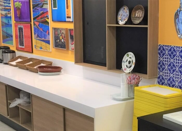 Silestone composiet keukenblad Blanco Maple14 Suede leather - Afbeelding 5