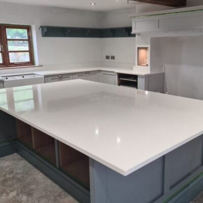 Unistone Bianco composiet keukenblad