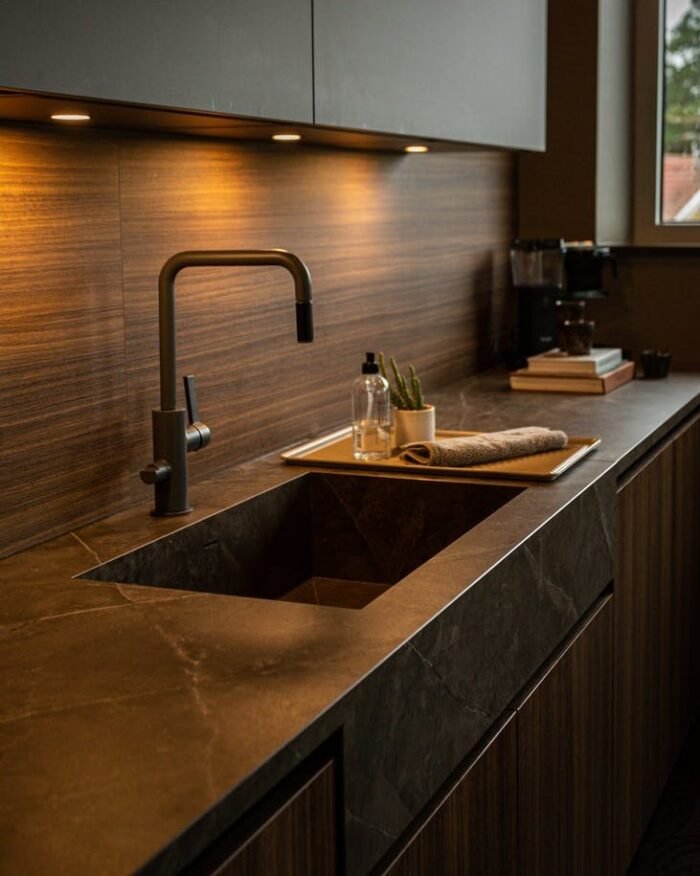 Dekton Kira keramiek keukenblad - Afbeelding 2