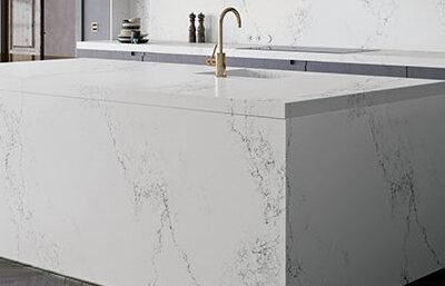 Composiet keukenblad Diresco Noblesse White Gold