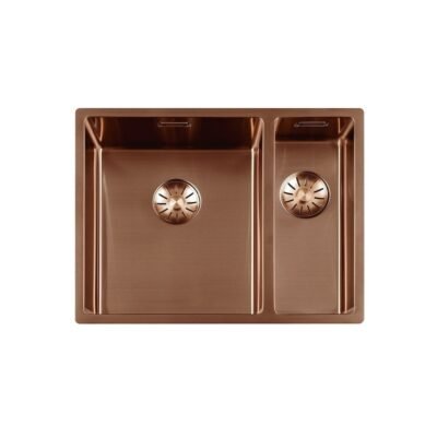 lorreine 3415sp dubbele spoelbak copper