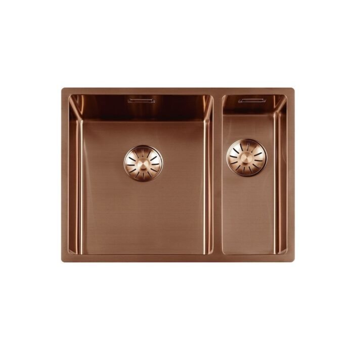 lorreine 3415sp dubbele spoelbak copper