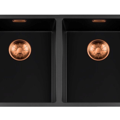 lorreine 3434bq copper spoelbak