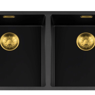 lorreine 4040bq Gold spoelbak