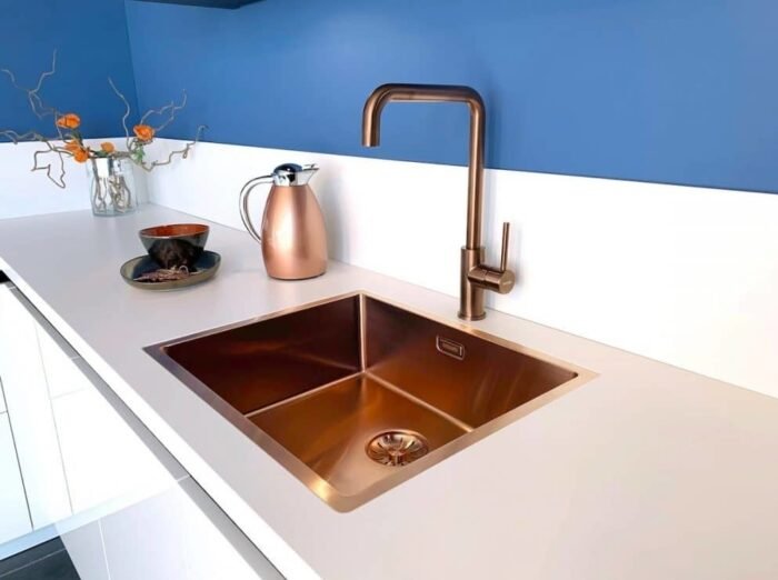 lorreine 40sp-copper spoelbak kope