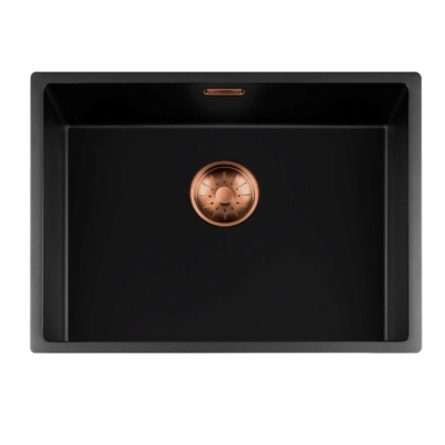 lorreine 55bq copper spoelbak