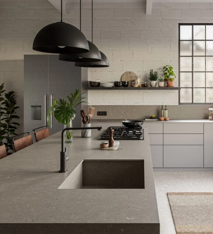 Brass Relish Silestone composiet keukenblad