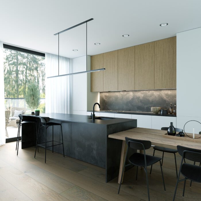 Technistone Metropole Nero Keukenblad