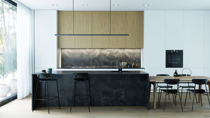 Technistone Metropole Nero Keukenblad