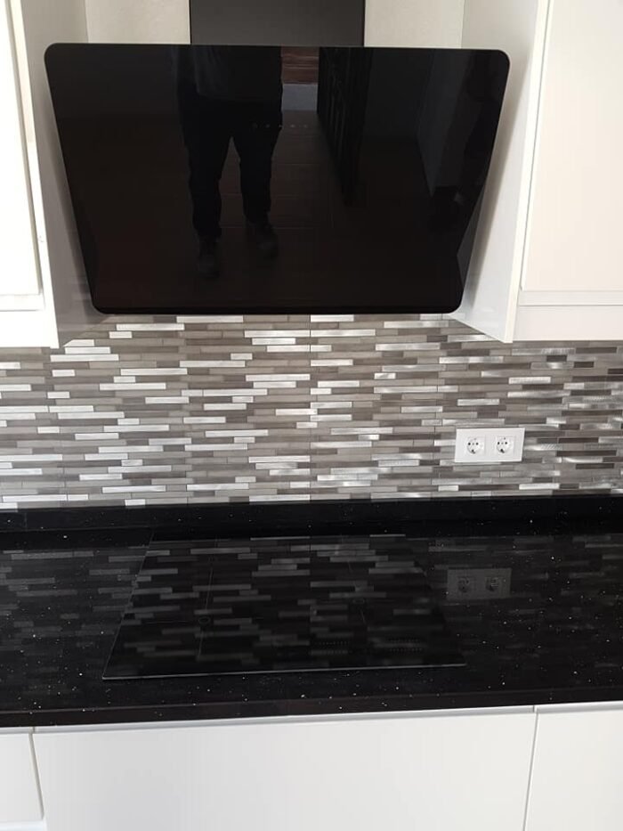 Negro Stellar Silestone composiet keukenblad