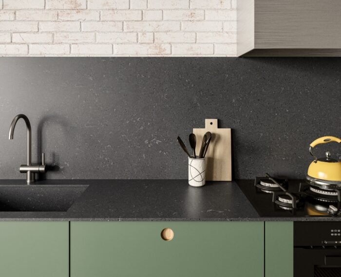Cinder Craze Silestone composiet keukenblad