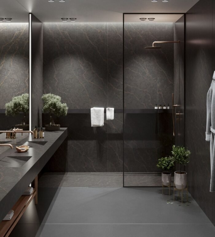 Parisien Bleu Silestone composiet keukenblad
