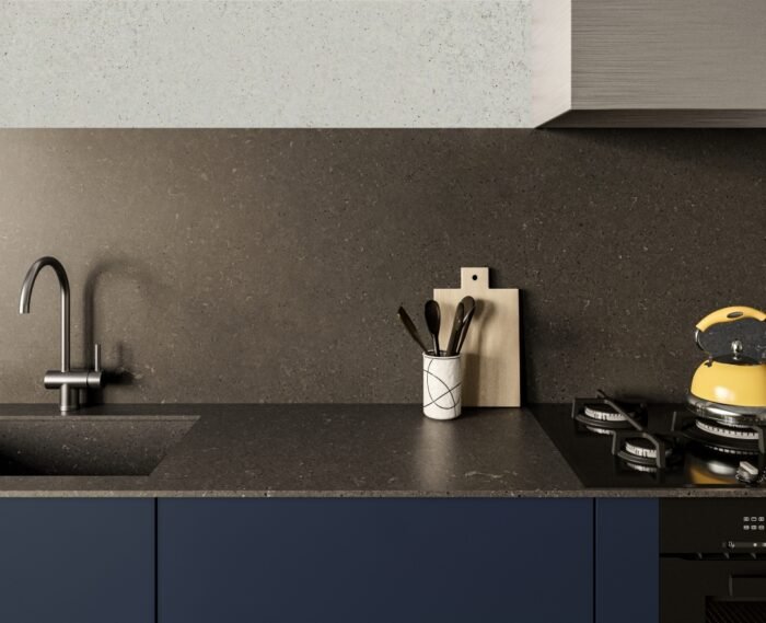 Brass Relish Silestone composiet keukenblad