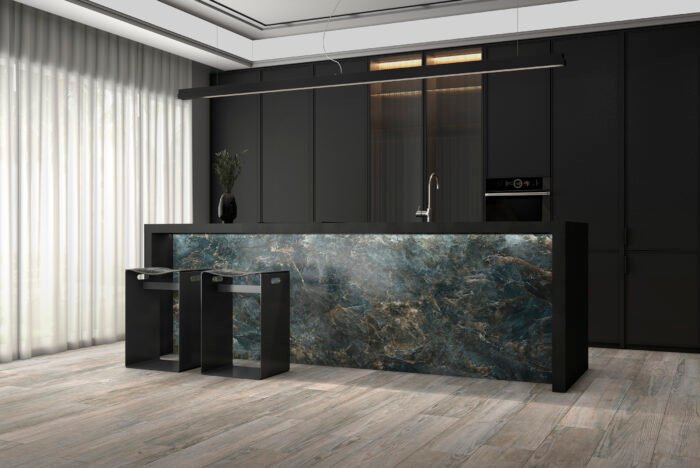 Ascale Labradorite Royalbleu Keukenblad