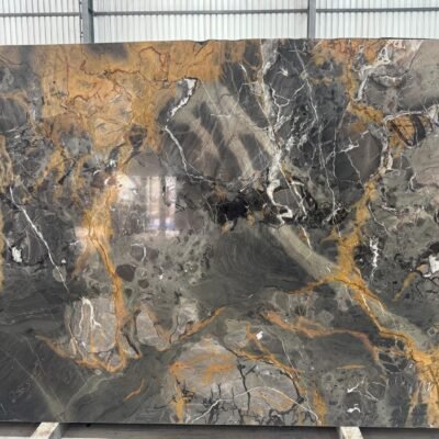 Kwartsiet keukenblad Roma Grey