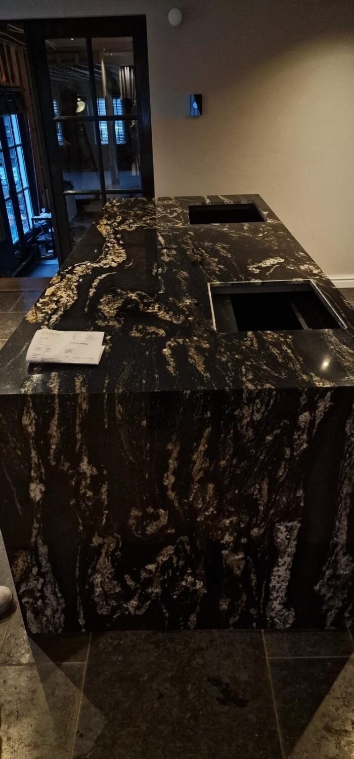 titanium gold keukenblad