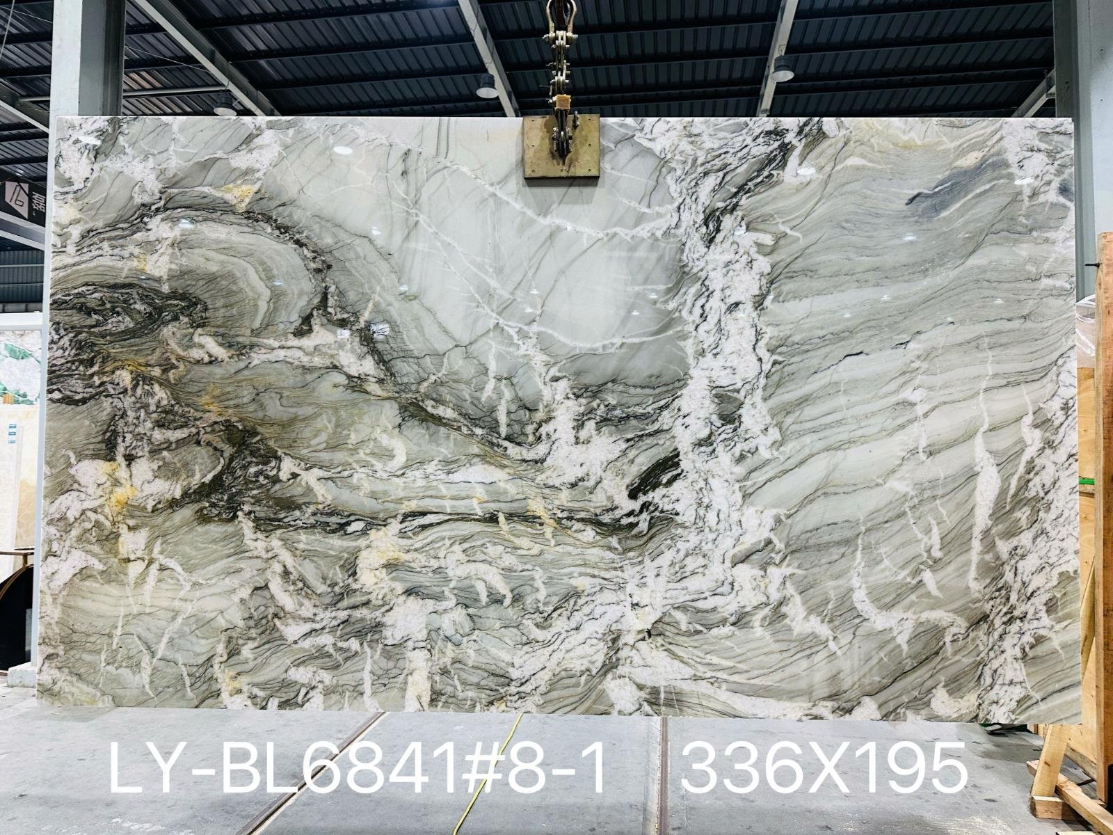 Kwartsiet keukenblad mont blanc