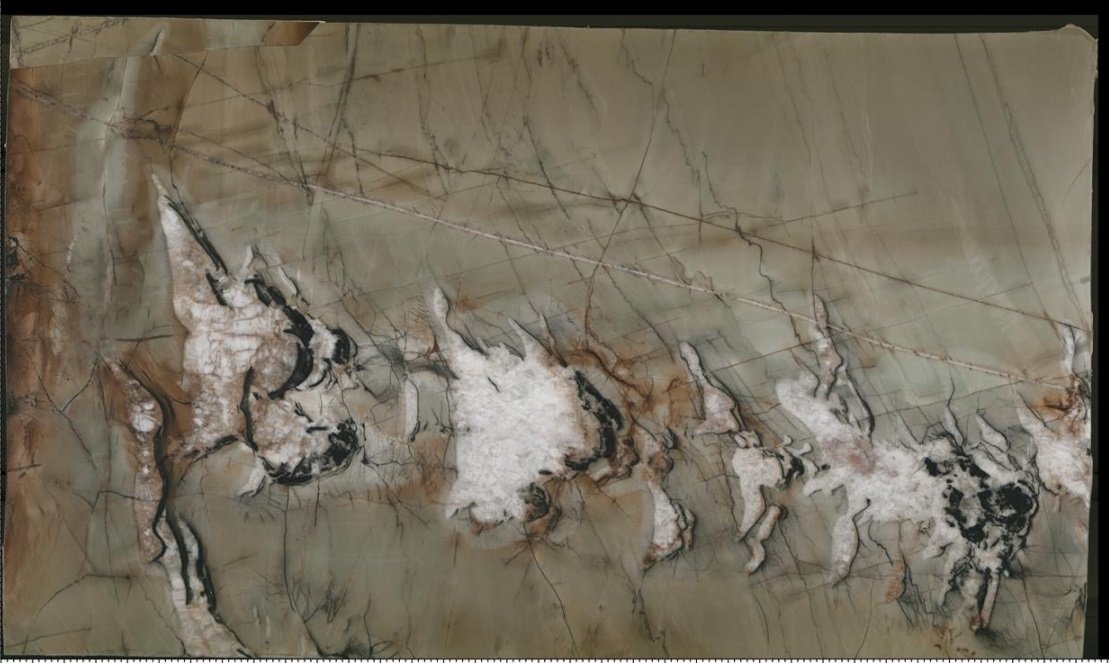 Kwartsiet keukenblad Emanuelle Green