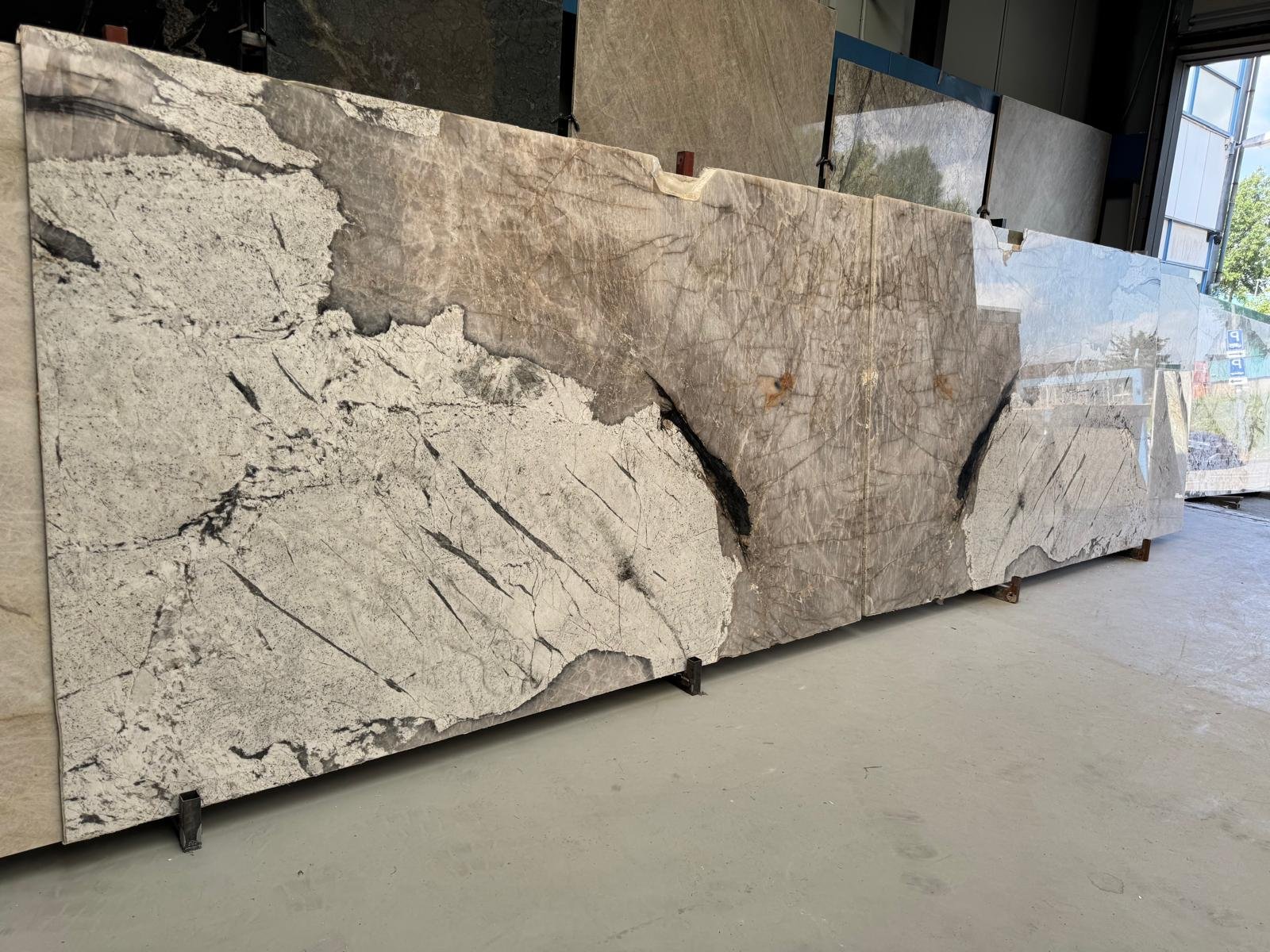 Kwartsiet keukenblad Patagonia White