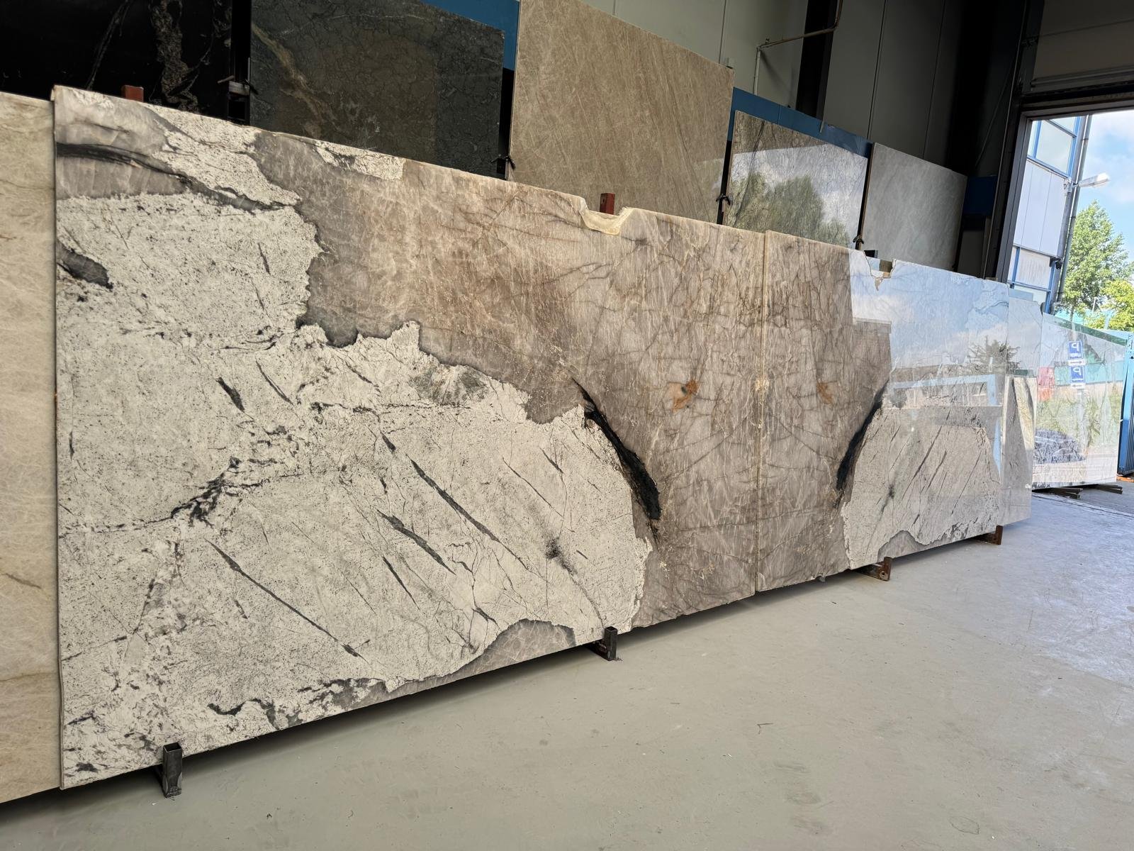 Kwartsiet keukenblad Patagonia White